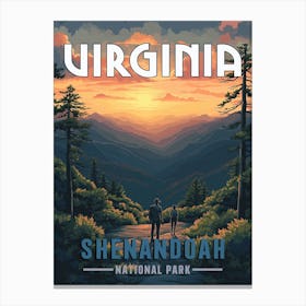 Shenandoah National Park, Virginia Poster Canvas Print