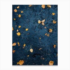 Autumn Leaves On The Ground 5 Canvas Print