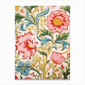 Floral Wallpaper 37 Canvas Print