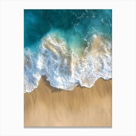 Aerial View Of A Beach 54 Canvas Print