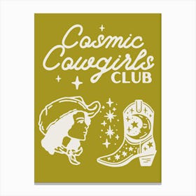 Cosmic Cowgirls Club 3 Stampe su tela