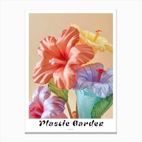 Dreamy Inflatable Flowers Poster Hibiscus 3 Canvas Print