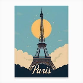 Paris Eiffel Tower Canvas Print