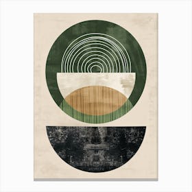 Gauss Bauhaus Mid Century Canvas Print