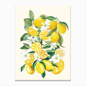 Lemons Canvas Print