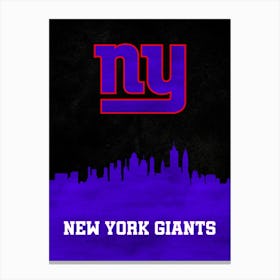 New York Giants 4 Canvas Print