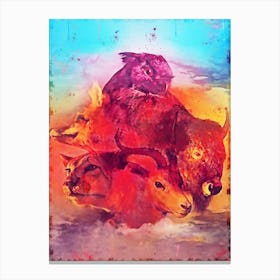 One Republic native 3 Canvas Print