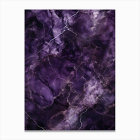 Purple Marble 5 Canvas Print