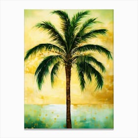 Palm Tree-Sunshine Delights 1 Canvas Print