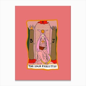 The High Priestess Tarot Canvas Print