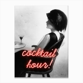 Cocktail hour! Canvas Print