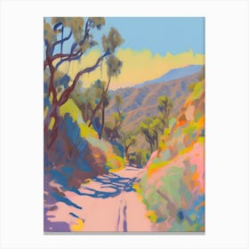 Abstract Runyon Canyon Painting 1 Canvas Print