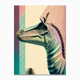 Aucasaurus Pastel Dinosaur Canvas Print