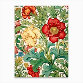 Floral Wallpaper Pattern 16 Canvas Print