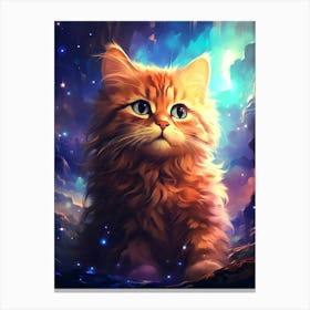Cat In The Sky Canvas Print