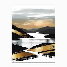 Scotland At Sunset Canvas Print