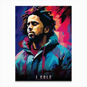 J Cole 3 Canvas Print
