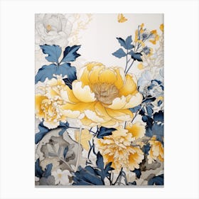 Chinese Peonies Canvas Print