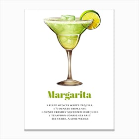 Margarita, Cocktail Hour Canvas Print