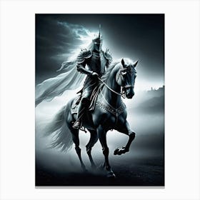 Knight On Horseback Canvas Print