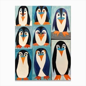 Penguins Canvas Print