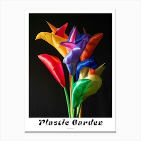 Bright Inflatable Flowers Poster Heliconia 2 Canvas Print