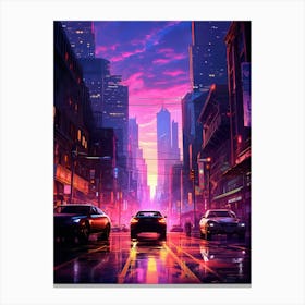 Futuristic City 11 Canvas Print