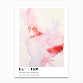 World Tour Exhibition, Abstract Art, Berlin, 1960 8 Canvas Print