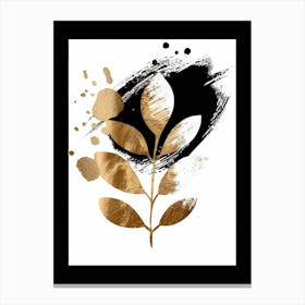 Gold Leaf 25 Canvas Print