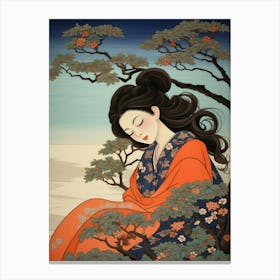 Ukiyo Beauty Japanese Style 13 Canvas Print