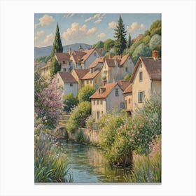 Romantic Village no2 Canvas Print