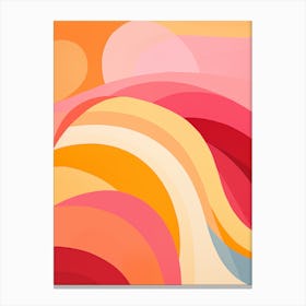 Abstract Waves Canvas Print
