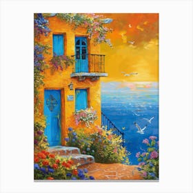 House By The Sea 1 Canvas Print