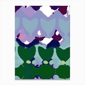 Abstract Hearts Canvas Print