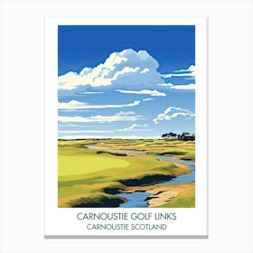 Carnoustie Golf Links (Championship Course)   Carnoustie Scotland 2 Canvas Print