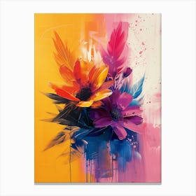 Colorful Flowers 4 Canvas Print