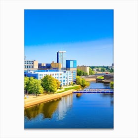 Cedar Rapids  Photography Canvas Print