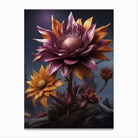 Fantasy Flowers Canvas Print