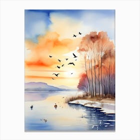 Watercolor Painting 2 Canvas Print