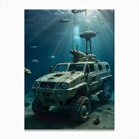 USO: A Very Very Strange Sea-Reimagined 17 Canvas Print