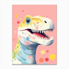 Colourful Dinosaur Suchomimus 6 Canvas Print
