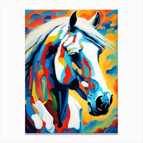 Colourful Artistic Horse Canvas Print