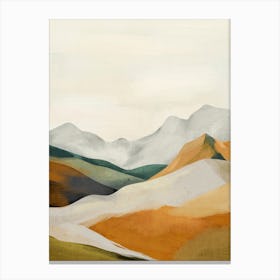 Minimal Abstract Art Landscape 39 Canvas Print
