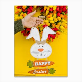 Happy Easter Bunny 1 Canvas Print