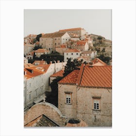 Dubrovnik Apartments Canvas Print