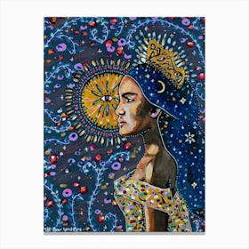 Queen Of The Stars Canvas Print