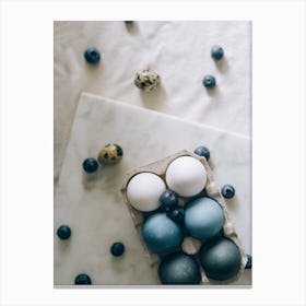 Blue Eggs And Blueberries 3 Canvas Print