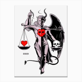 Angel Of Justice 2 Canvas Print