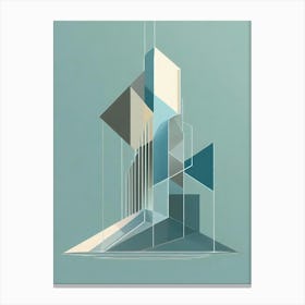 Abstract Building Canvas Print