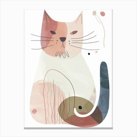 Ragapur Cat Clipart Illustration 4 Canvas Print